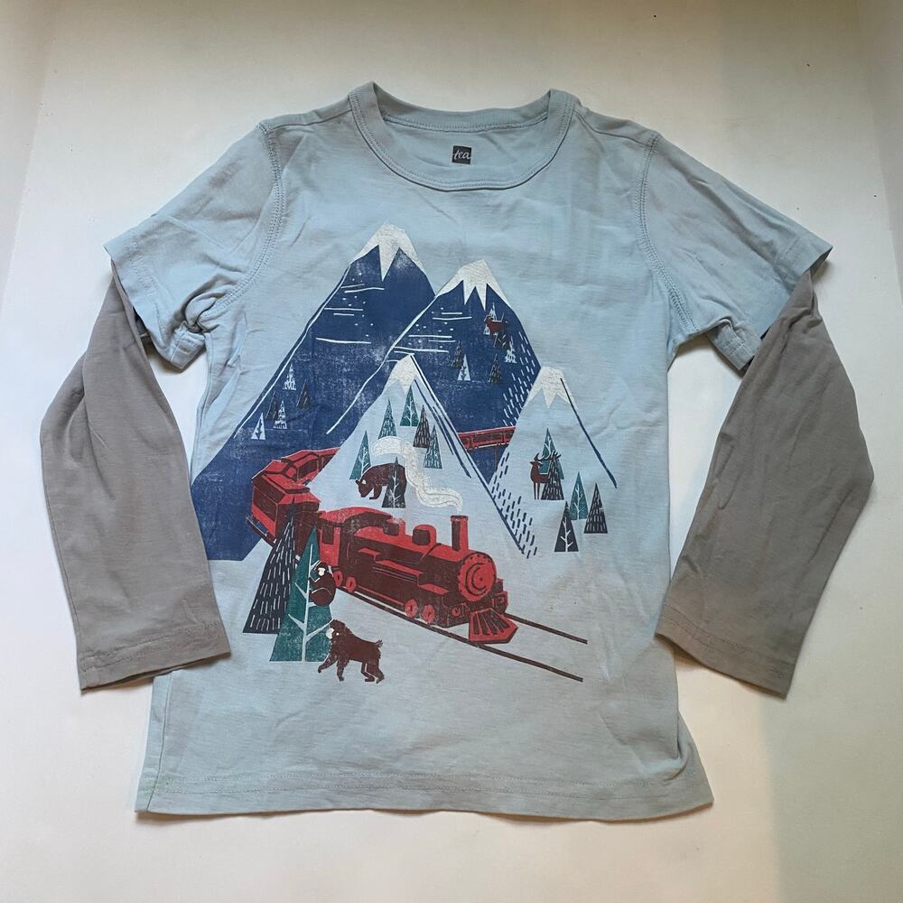 Tea Collection Train Long Sleeve Shirt
